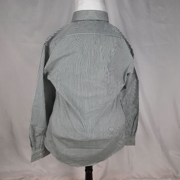 Las Olas shirt green white stripes applique giraffe lion zebra rhinestones zoo - Picture 4 of 14